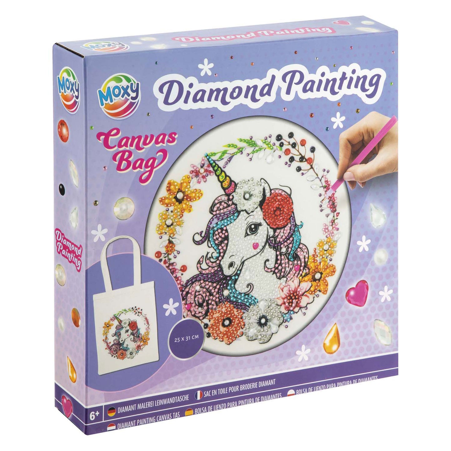 Grafix Versier je eigen diamond painting tas