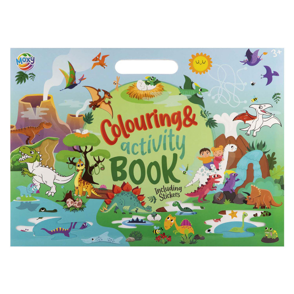Creative Craft Group Kleur- activiteitenboek incl. stickers 25 vellen - groen
