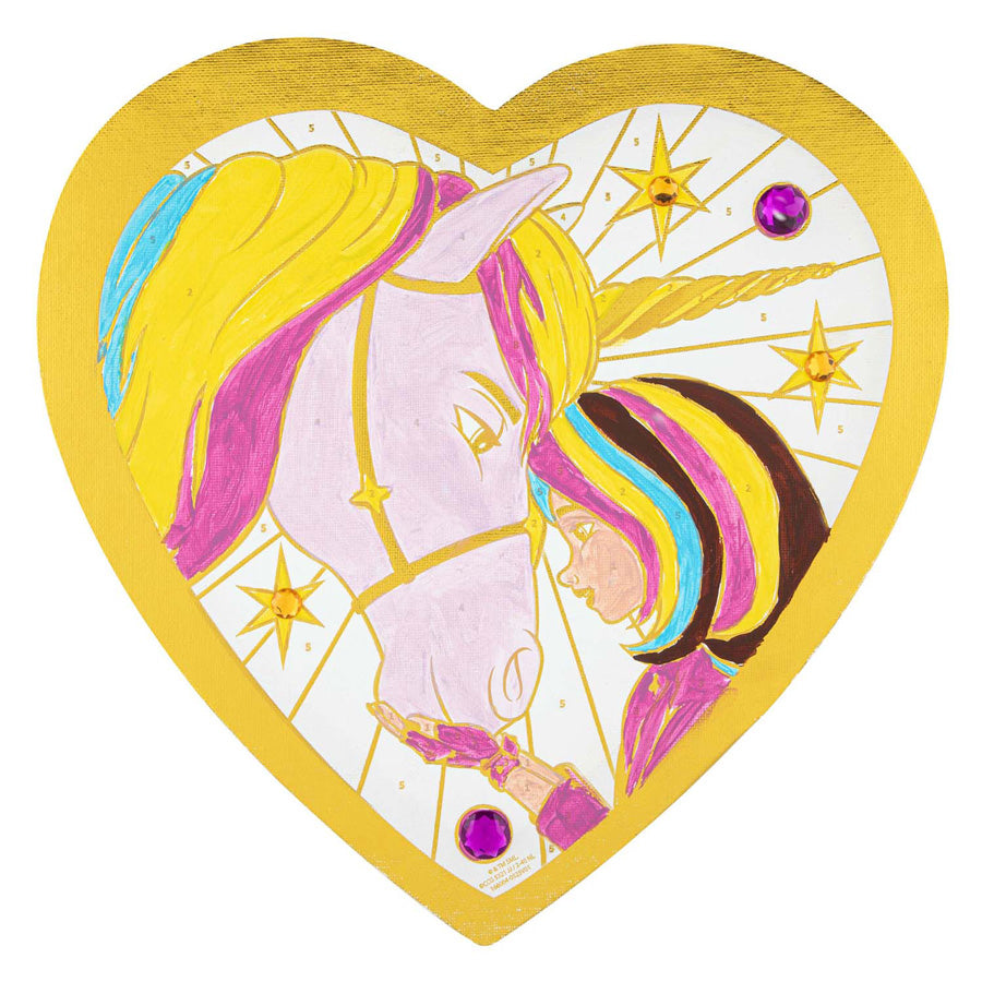 Moxy Unicorn kleuren op nummer