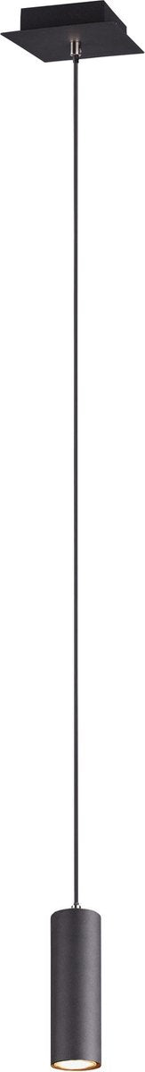 TRIO marley hanglamp - zwart mat - excl. 1 x gu10 35w - aanpasbaar in de hoogte