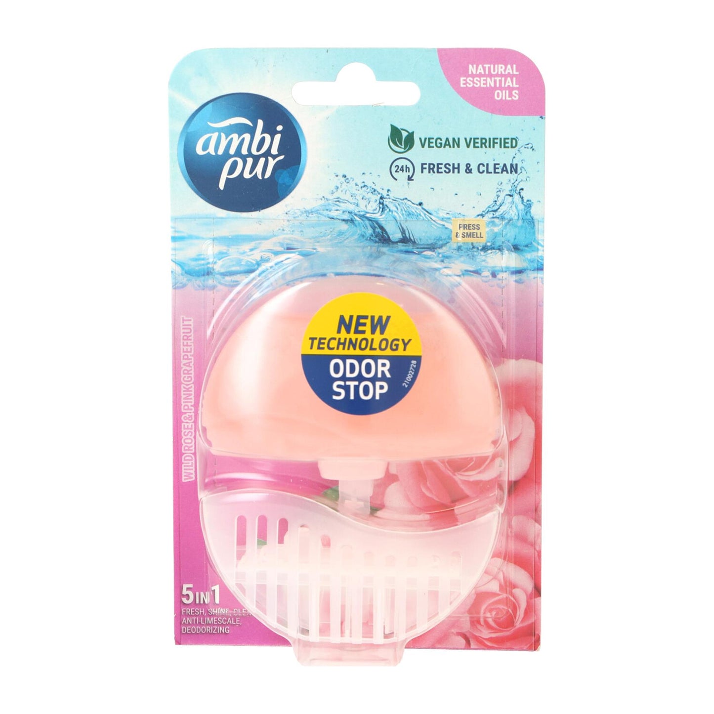 Ambi Pur toiletblok wild rose pink grape