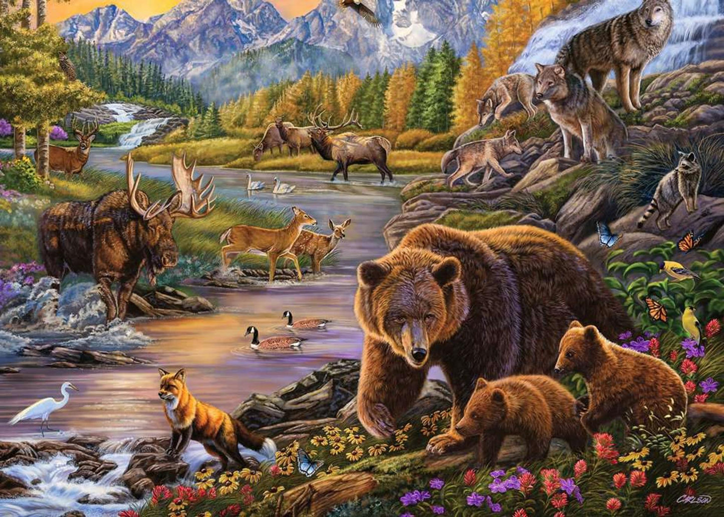 Ravensburger puzzel wildernis 500st