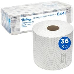 Toiletrollen Kleenex 2-laags wit