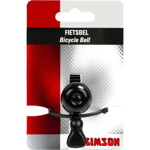 fietsbel Micro 23 mm koper zwart