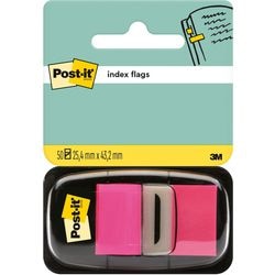 Index Post-it 680-21 25mm roze 50 stuks