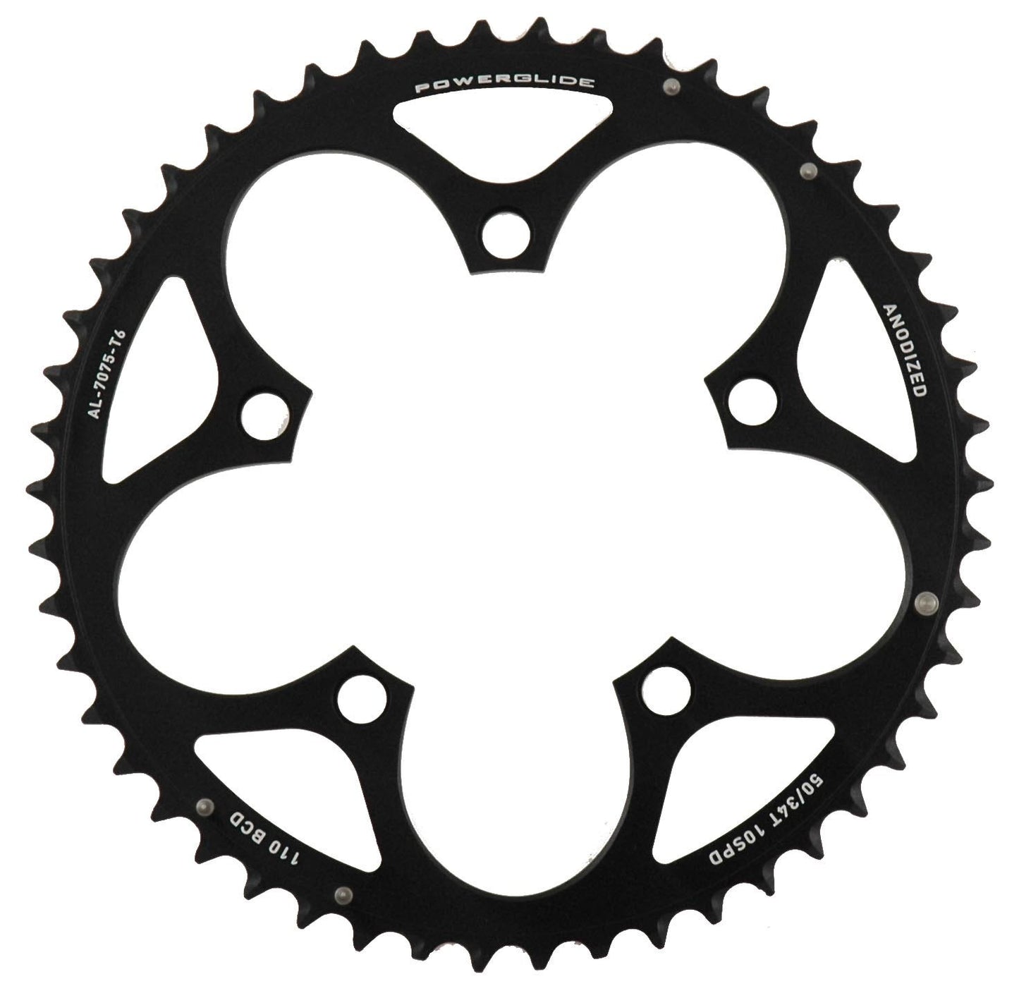 Sram kettingblad 50t 110bcd tbv 50-34 zwart