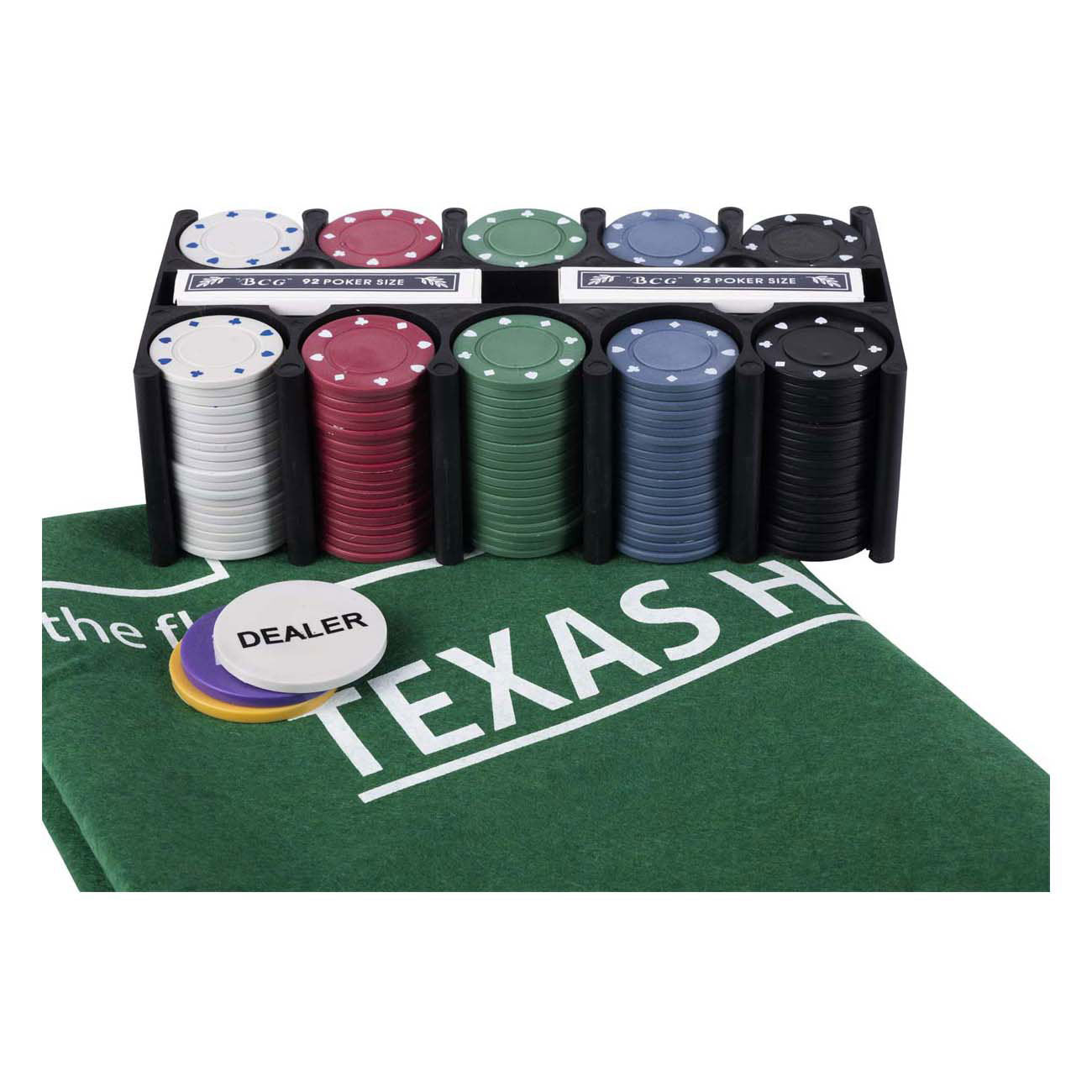 Engelhart Pokerset compleet met kleed