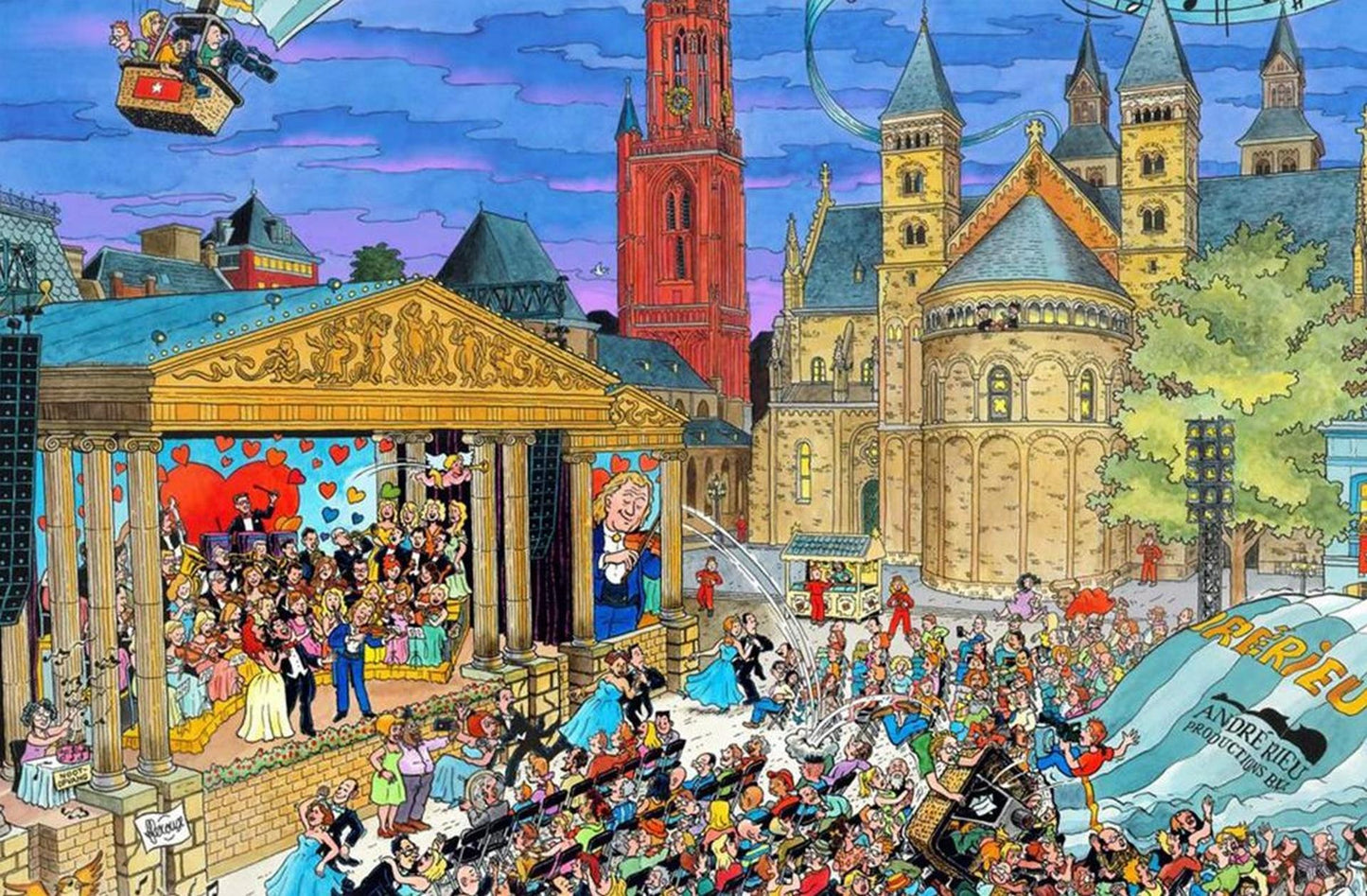 Ravensburger Puzzel fle: maastricht 1000pcs