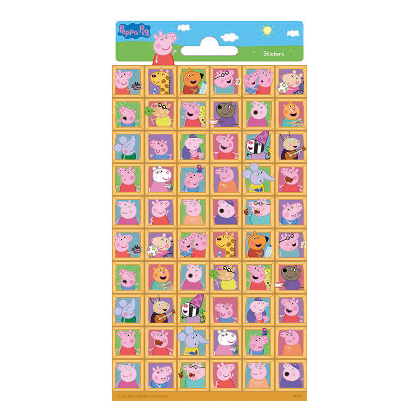 Totum Stickervel peppa pig