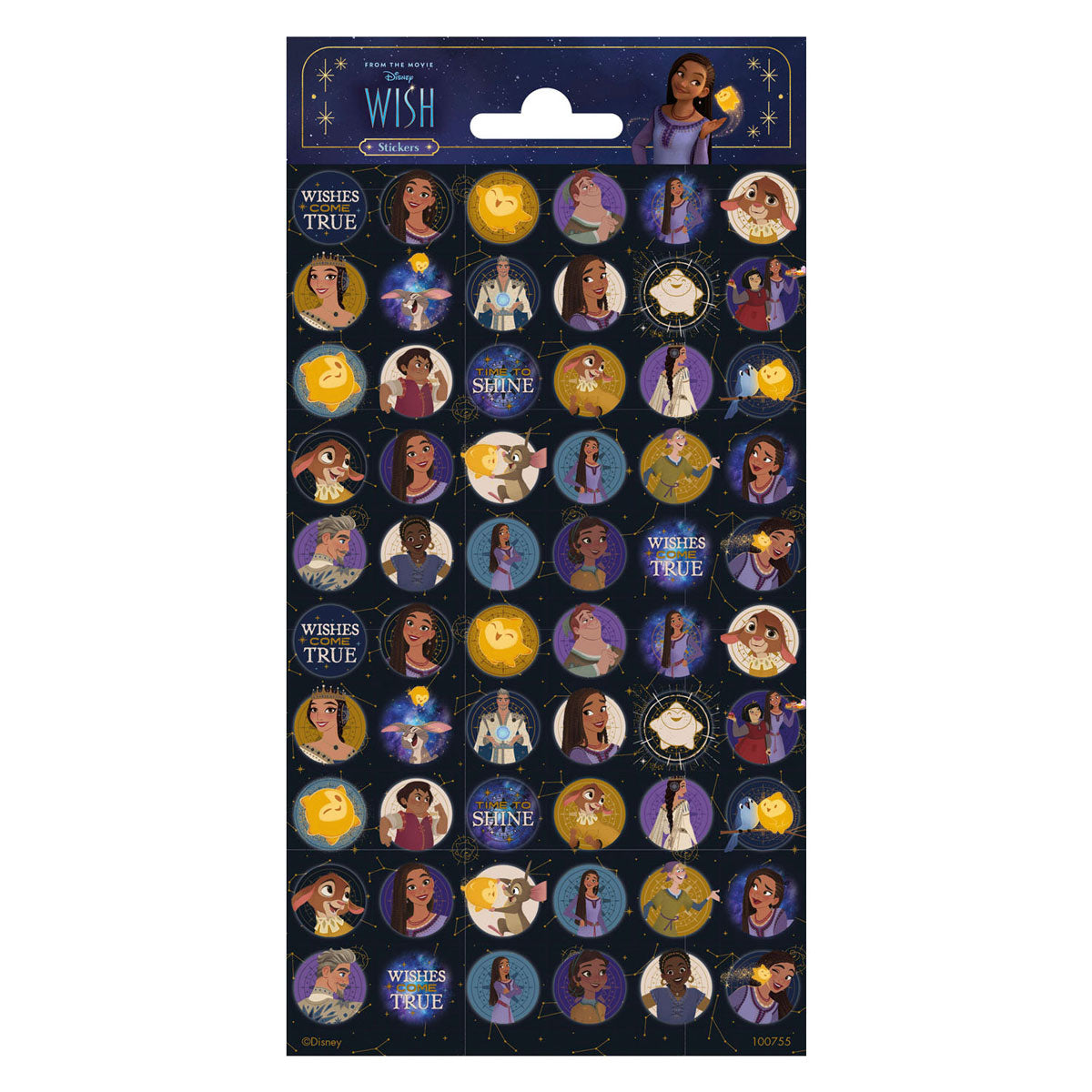 Totum Stickervel disney wish mini