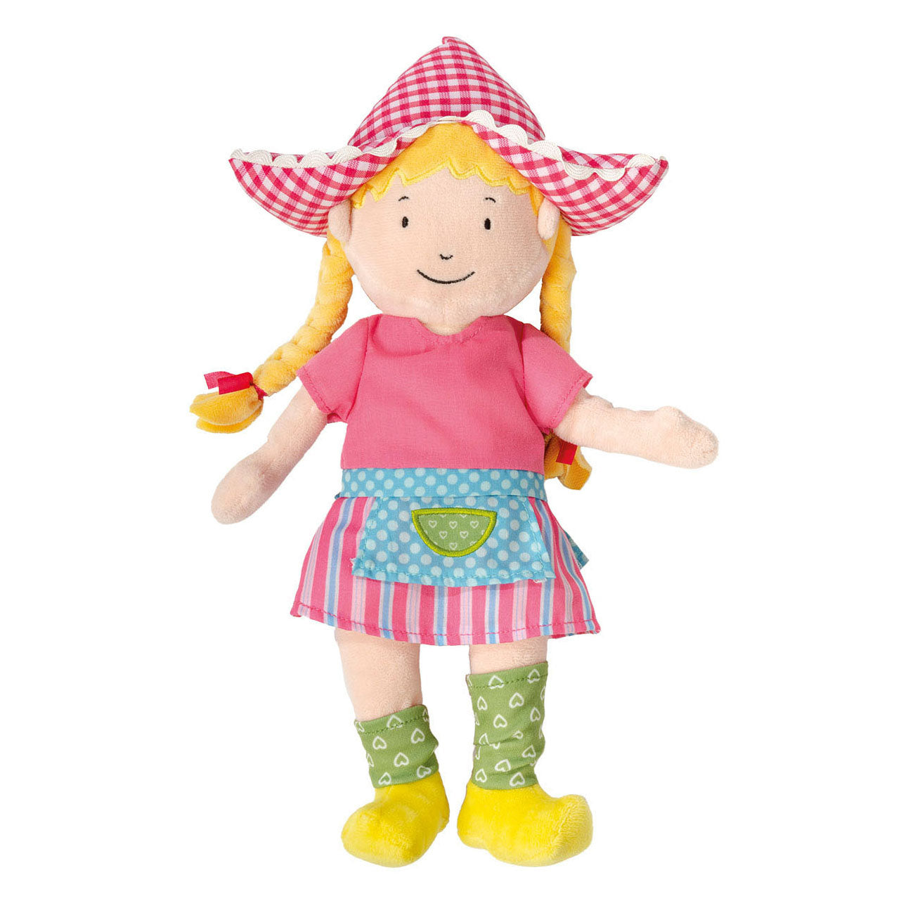 Bambolino Knuffel pluche fien en teun - boerin fien, 35cm
