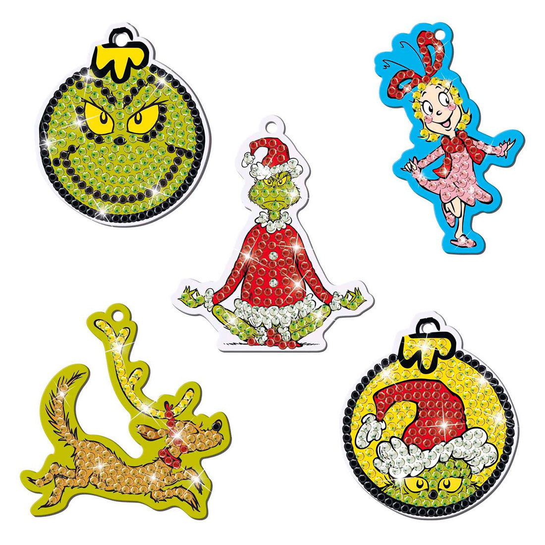 Totum Diamond painting kersthangers maken the grinch