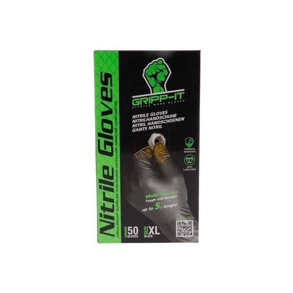 Gripp-it Handschoenen nitril xl - doos à 50 stuks