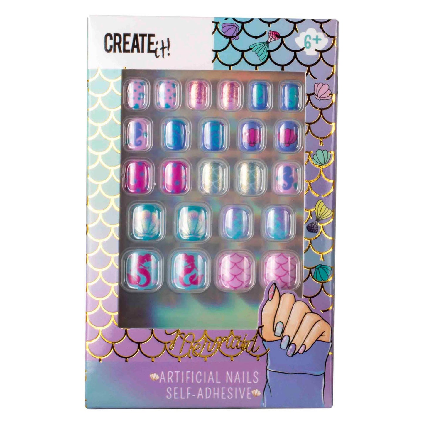 Create It! mermaid kunstnagels zelfklevend