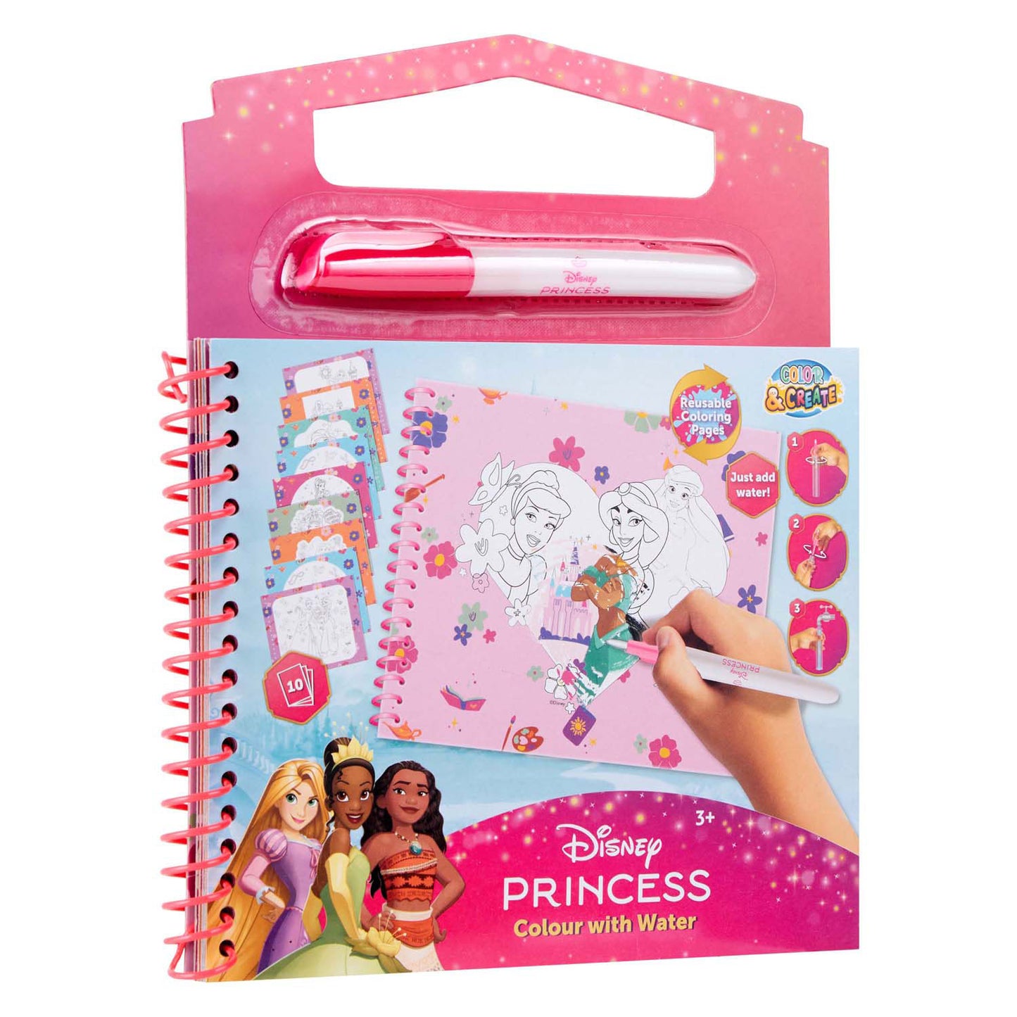 Canenco Disney princess waterkleurboek
