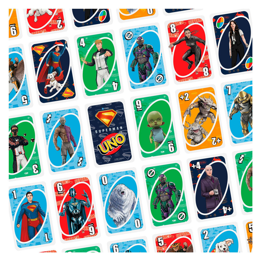 Mattel Uno superman kaartspel