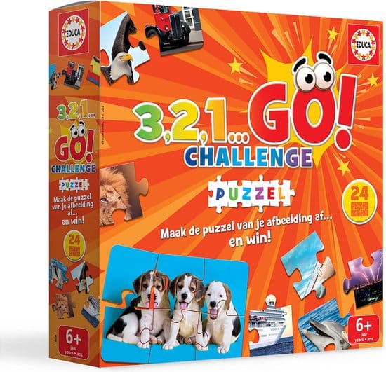 Intro Just games 3-2-1 go challenge puzzels