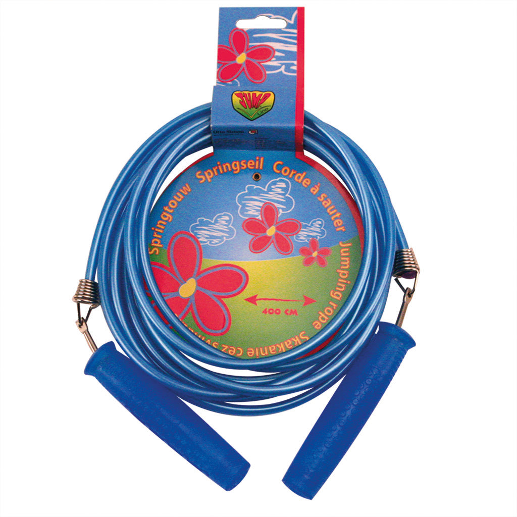 Basic Kunststof springtouw met veren 4 m