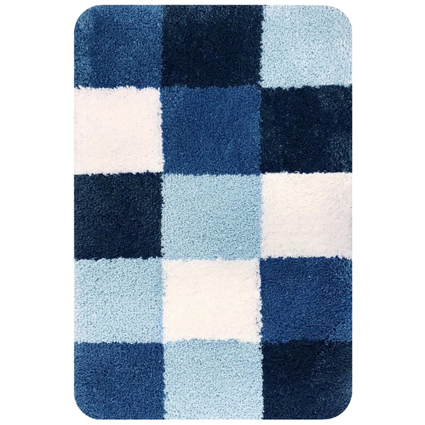 Dutch House Badmat Brest 60x90 cm Blauw