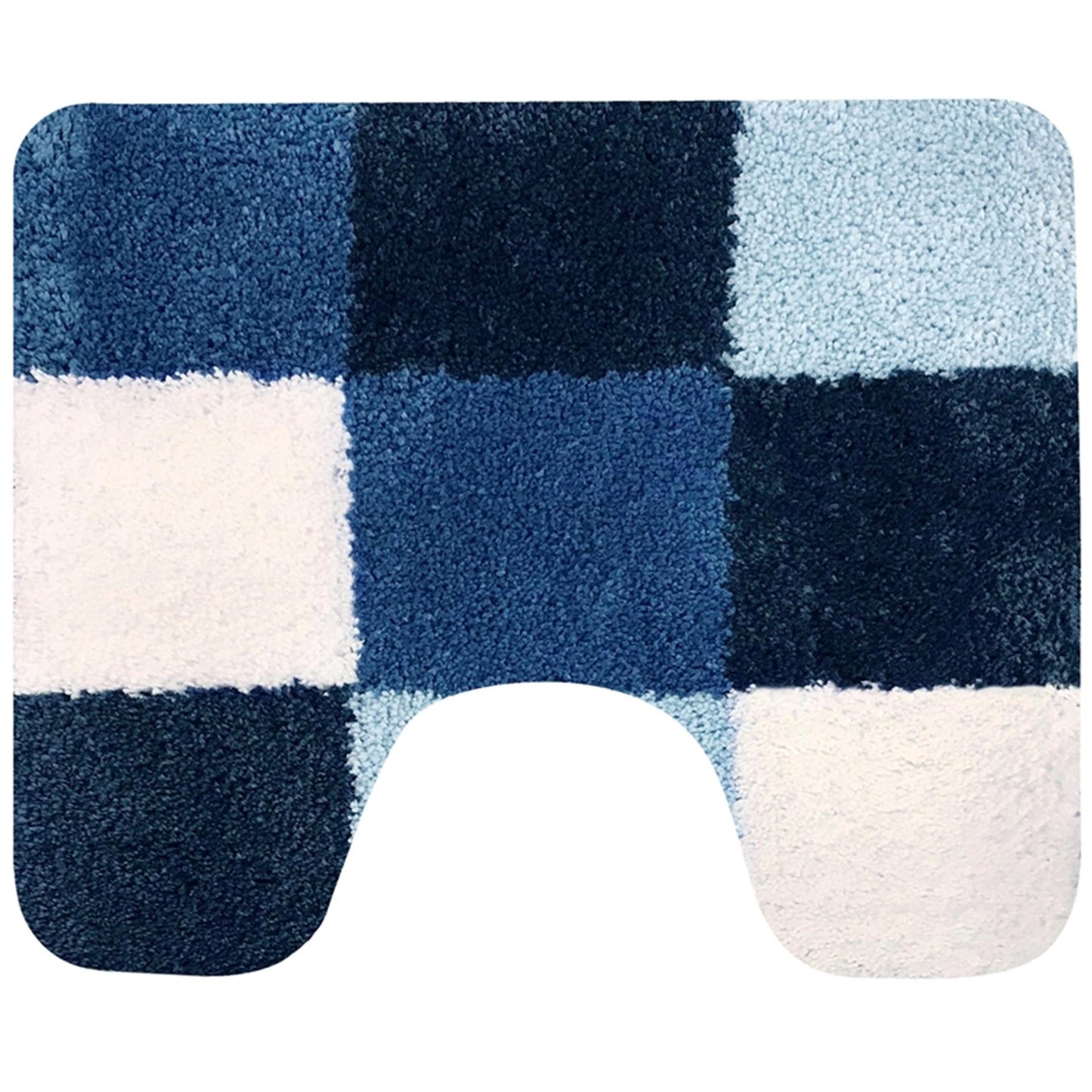 Dutch House Brest toiletmat 60x50cm blauw