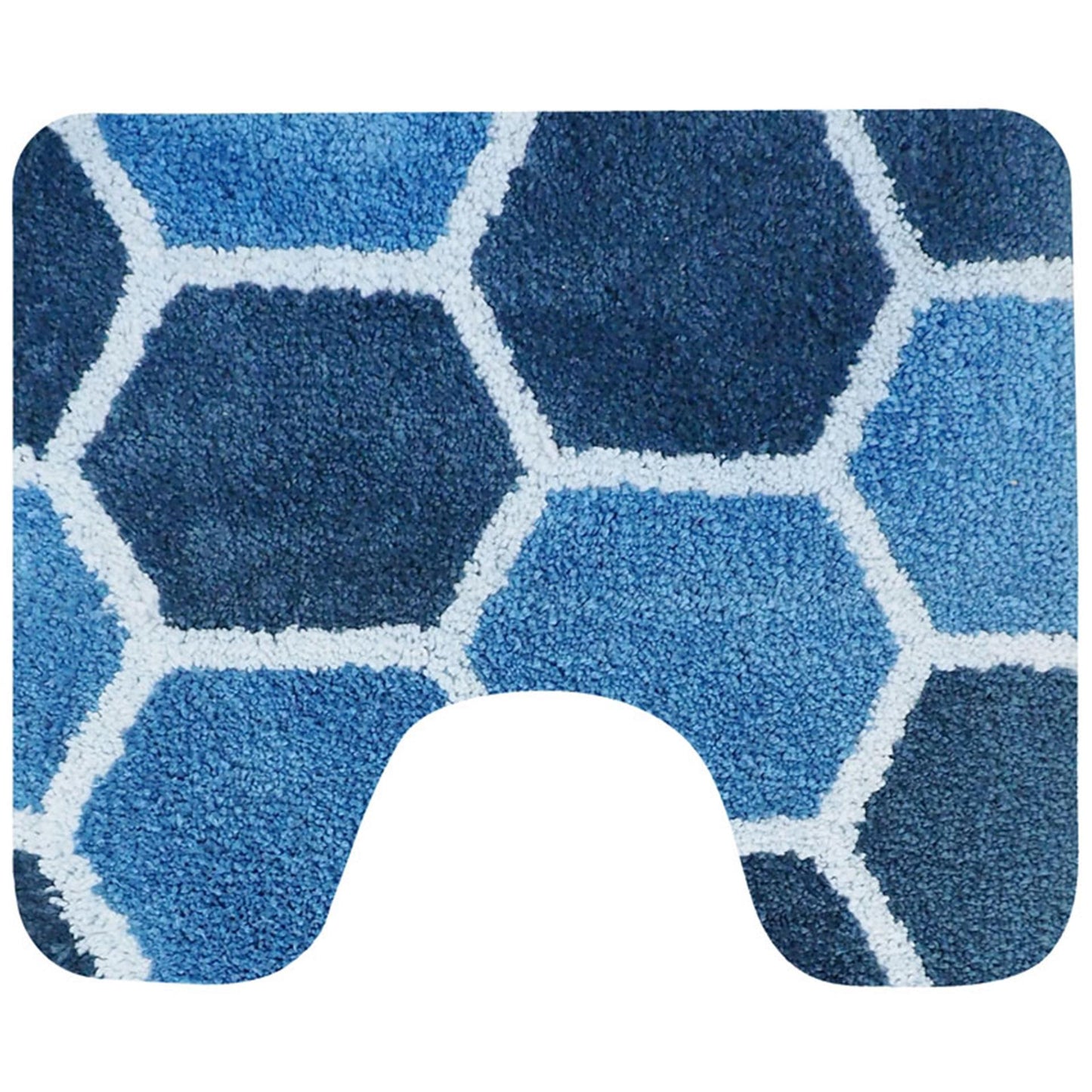 Dutch House Rennes toiletmat 60x50cm blauw