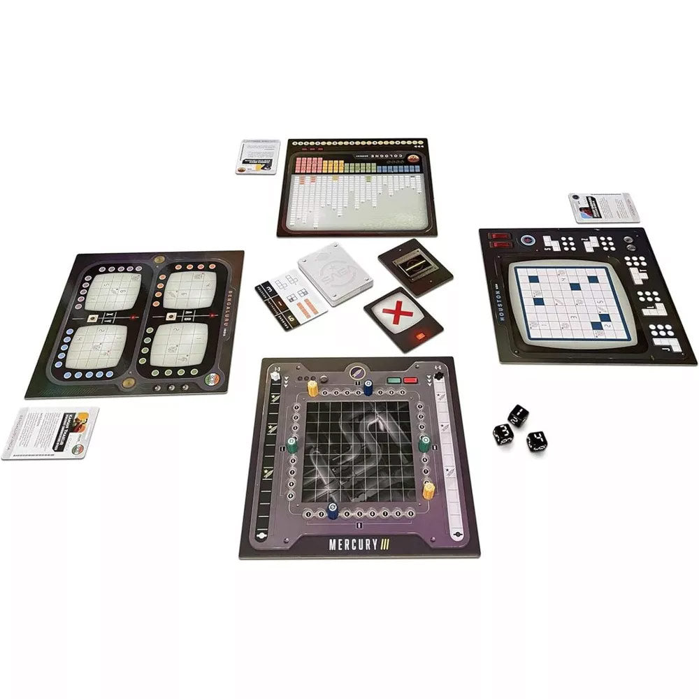 Geronimo Games Mission control critical orbit bordspel