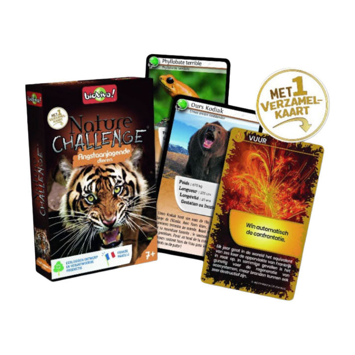 Geronimo Games Bioviva kwartet nature challenge - angstaanjagende dieren