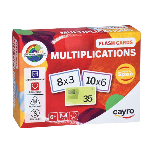 Geronimo Games Cayro flash cards leer vermenigvuldigen