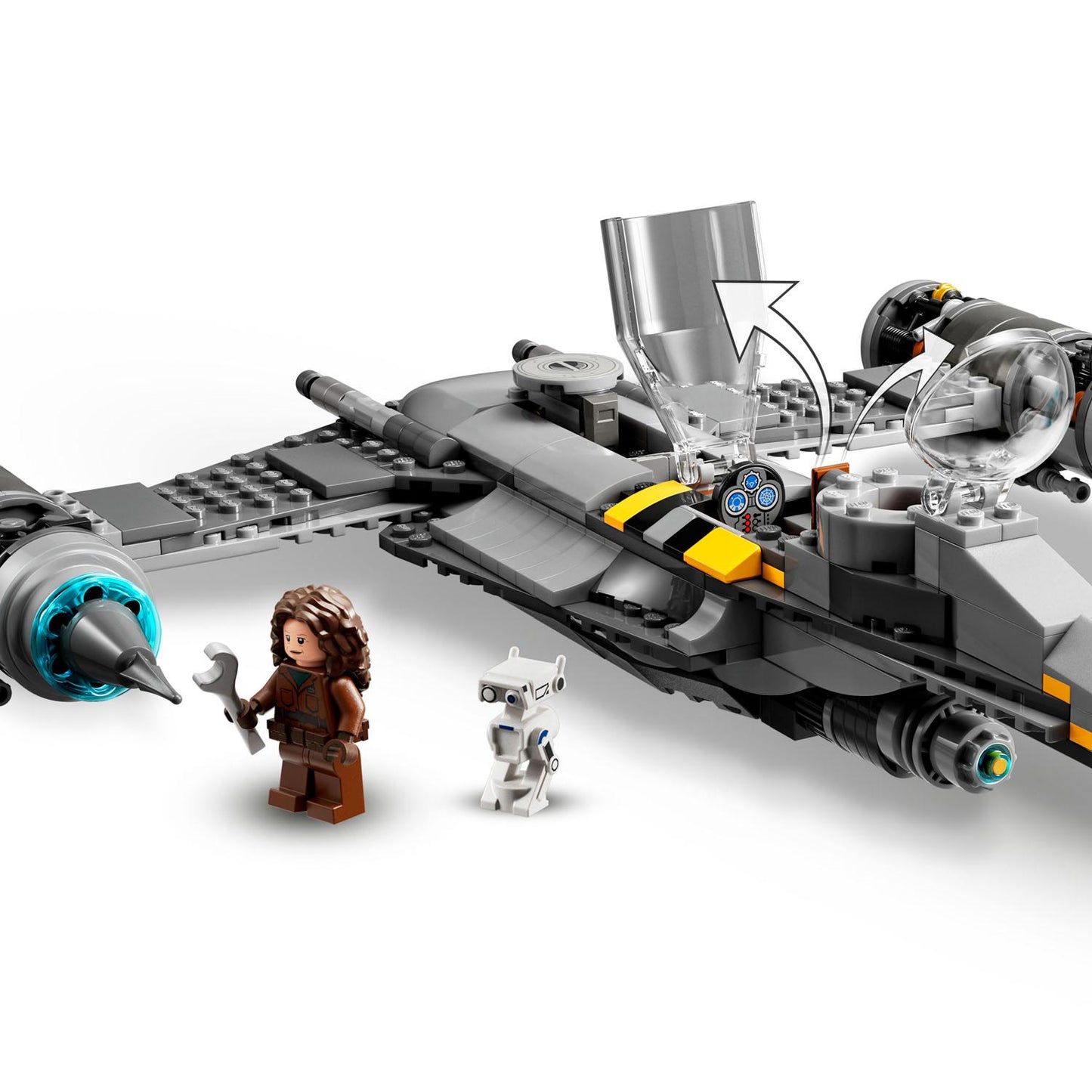 LEGO star wars 75325 de mandalorians n-1 starfighter