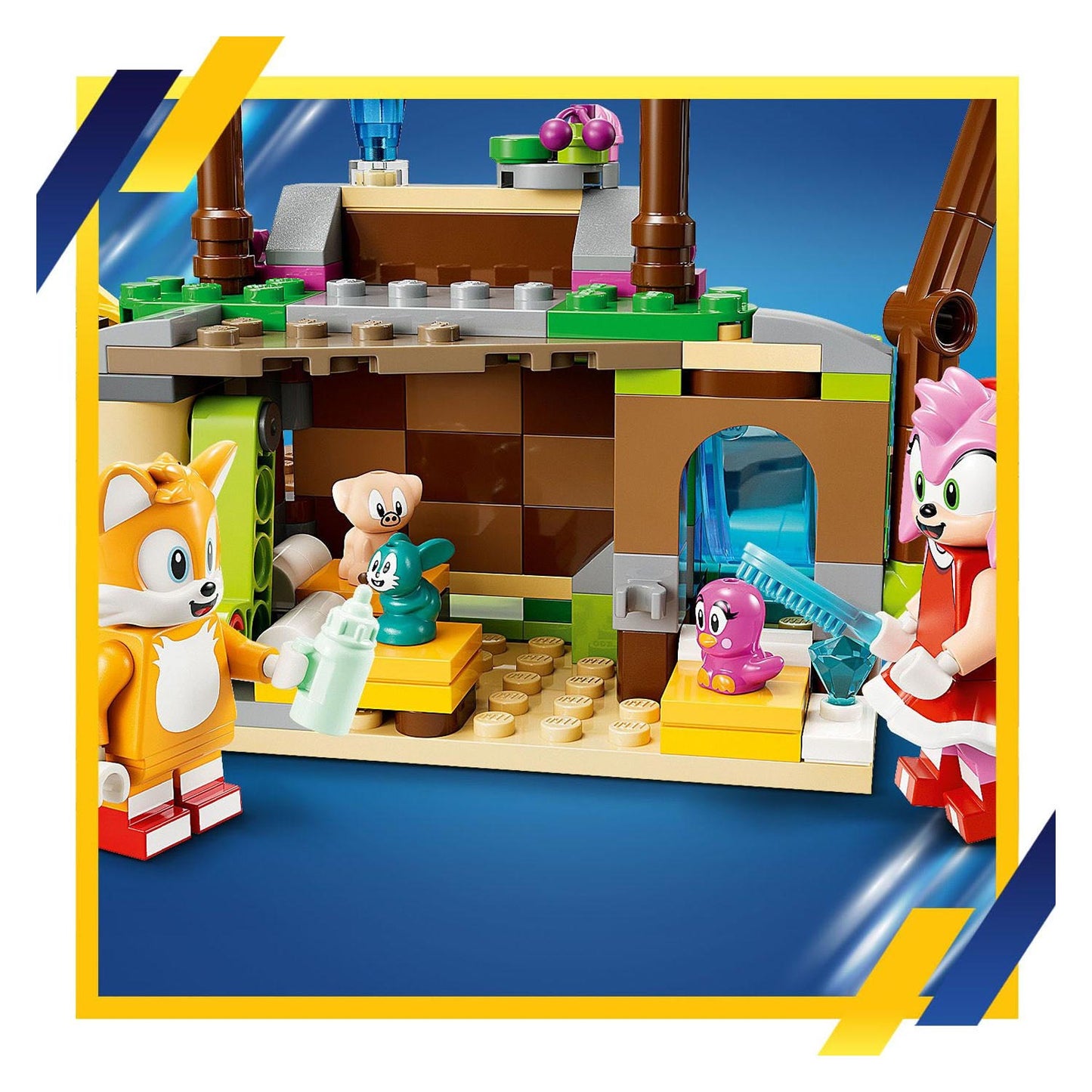 LEGO sonic the hedgehog - amy's dierenopvangeiland constructiespeelgoed (76992)