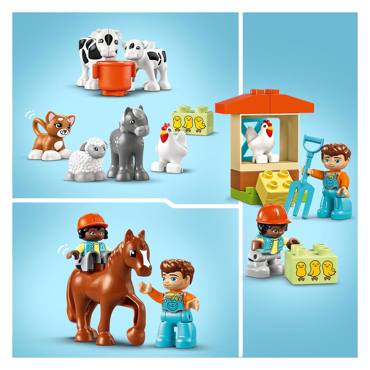 LEGO duplo town 10416 dieren verzorgen op de boerderij