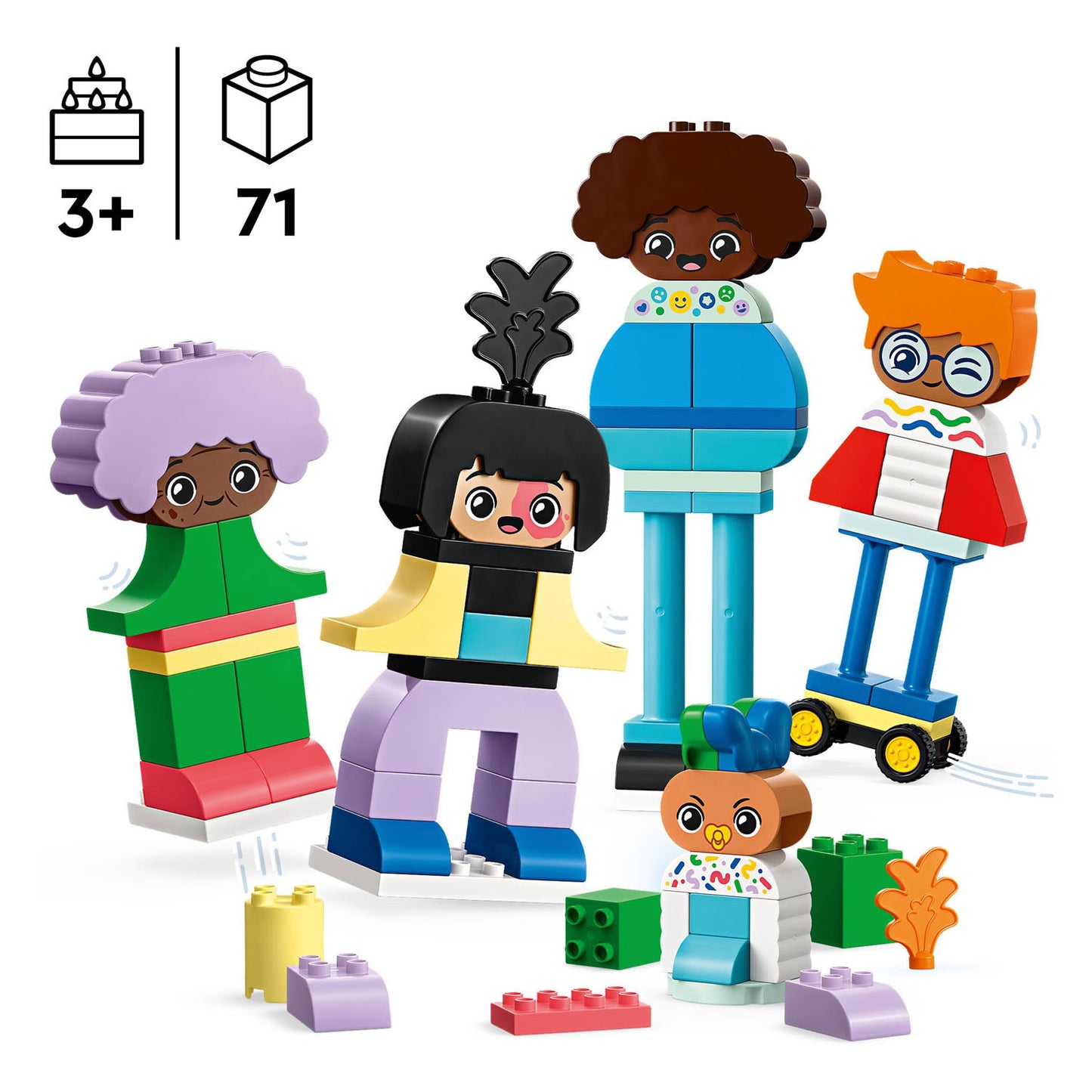 LEGO Duplo town 10423 mensen en hun emoties