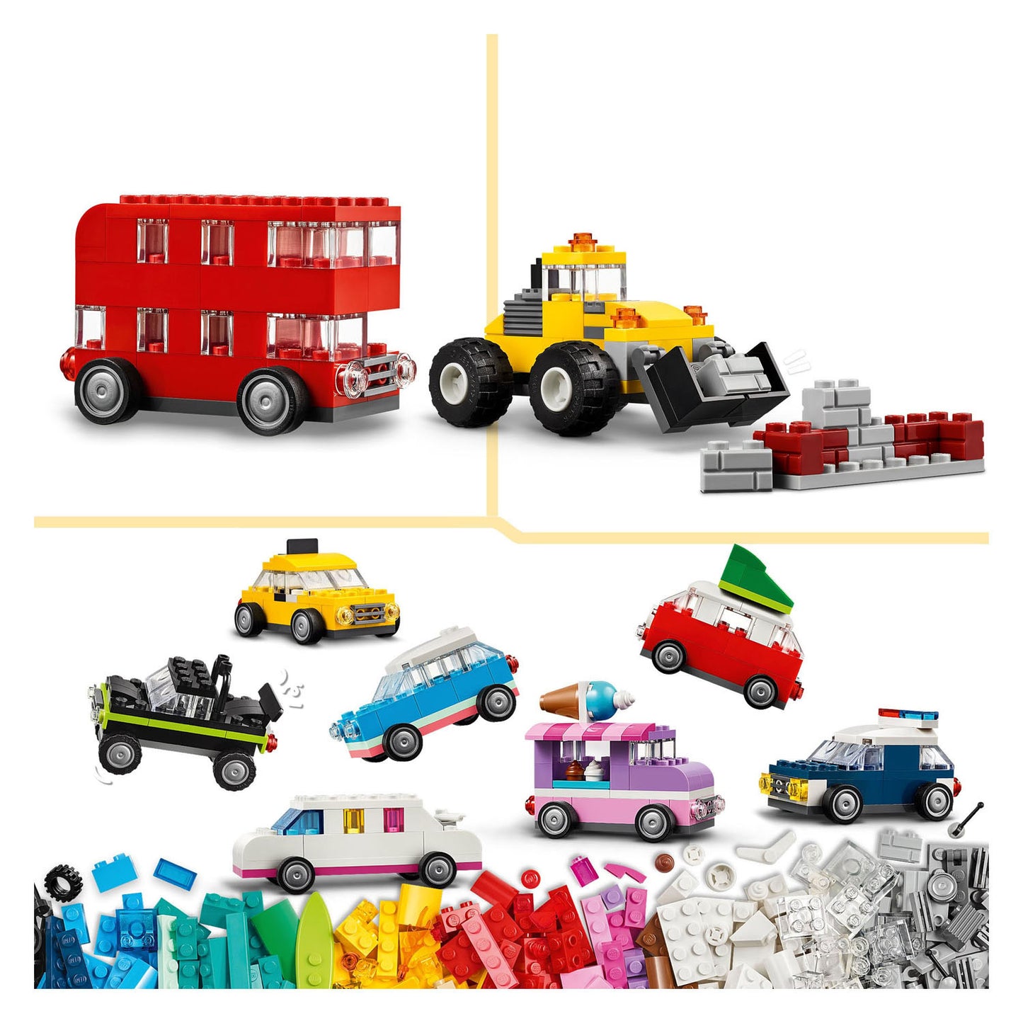 LEGO classic 11036 creatieve voertuigen