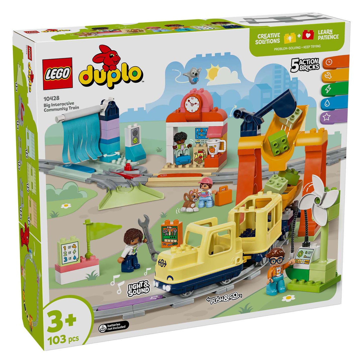 LEGO duplo town 10428 grote interactieve buurttrein