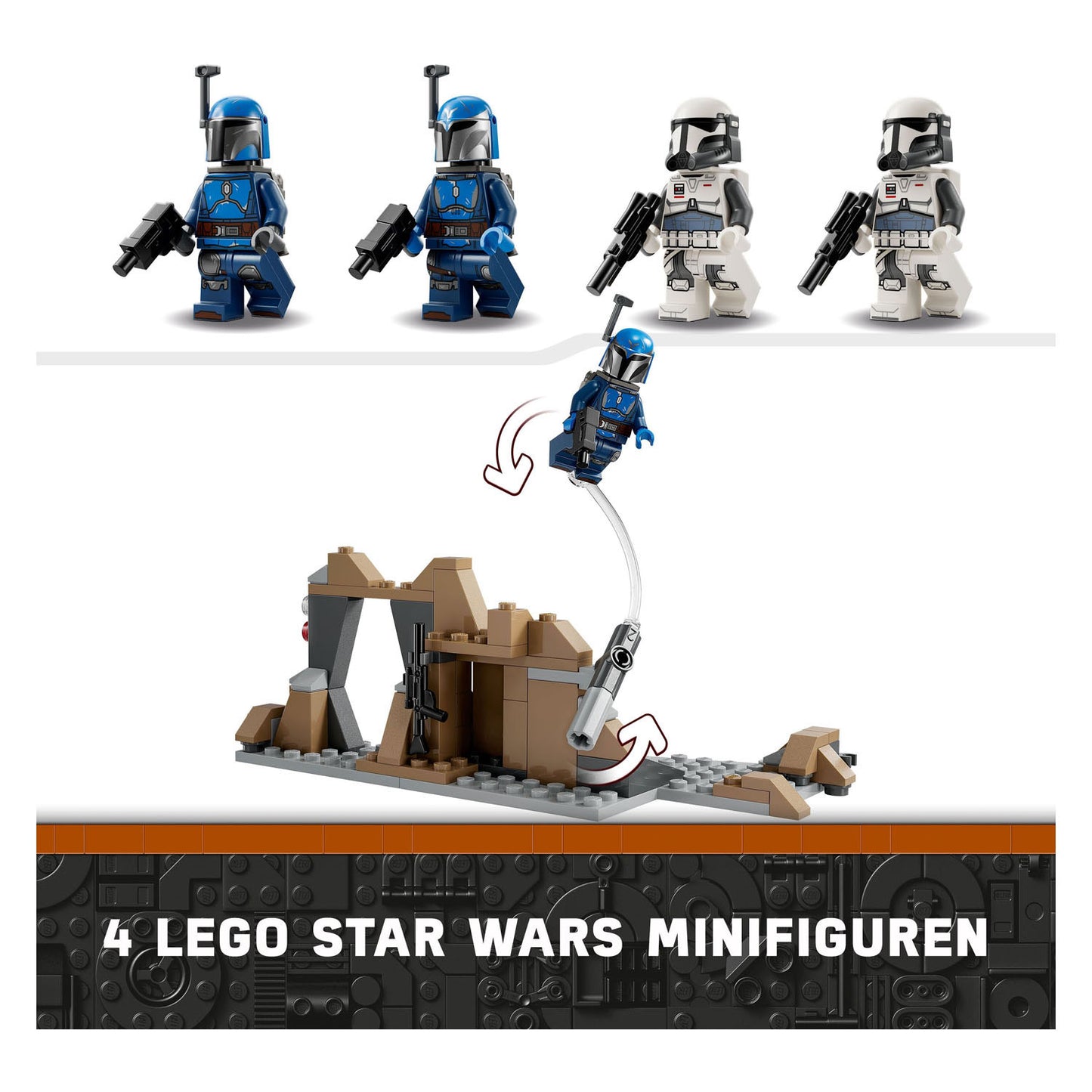 LEGO star wars 75373 hinderlaag op mandalore battle pack