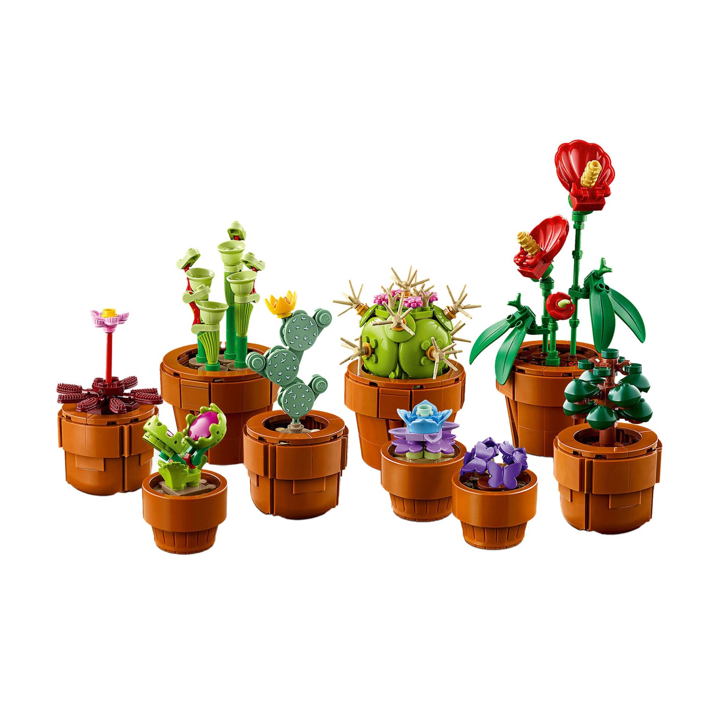 LEGO icons 10329 miniplantjes