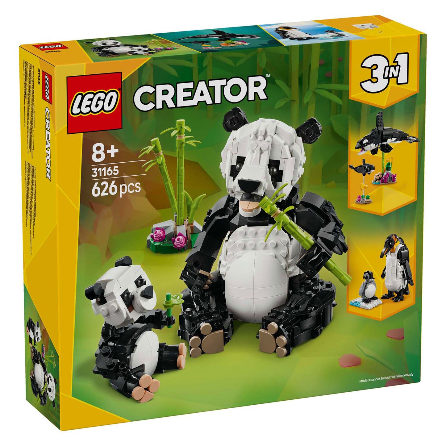 LEGO creator 31165 wilde dieren: pandafamilie