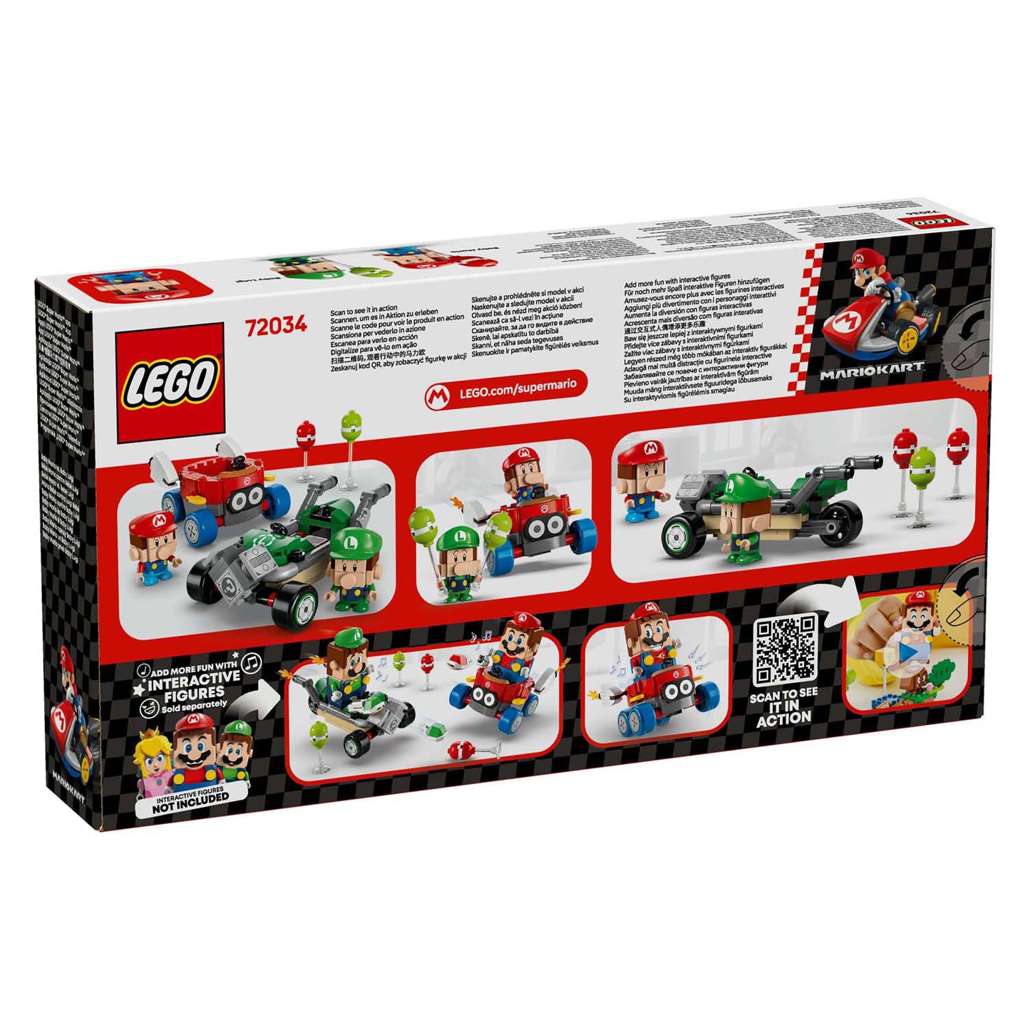 LEGO super mario 72034 mario kart baby mario vs. baby luigi