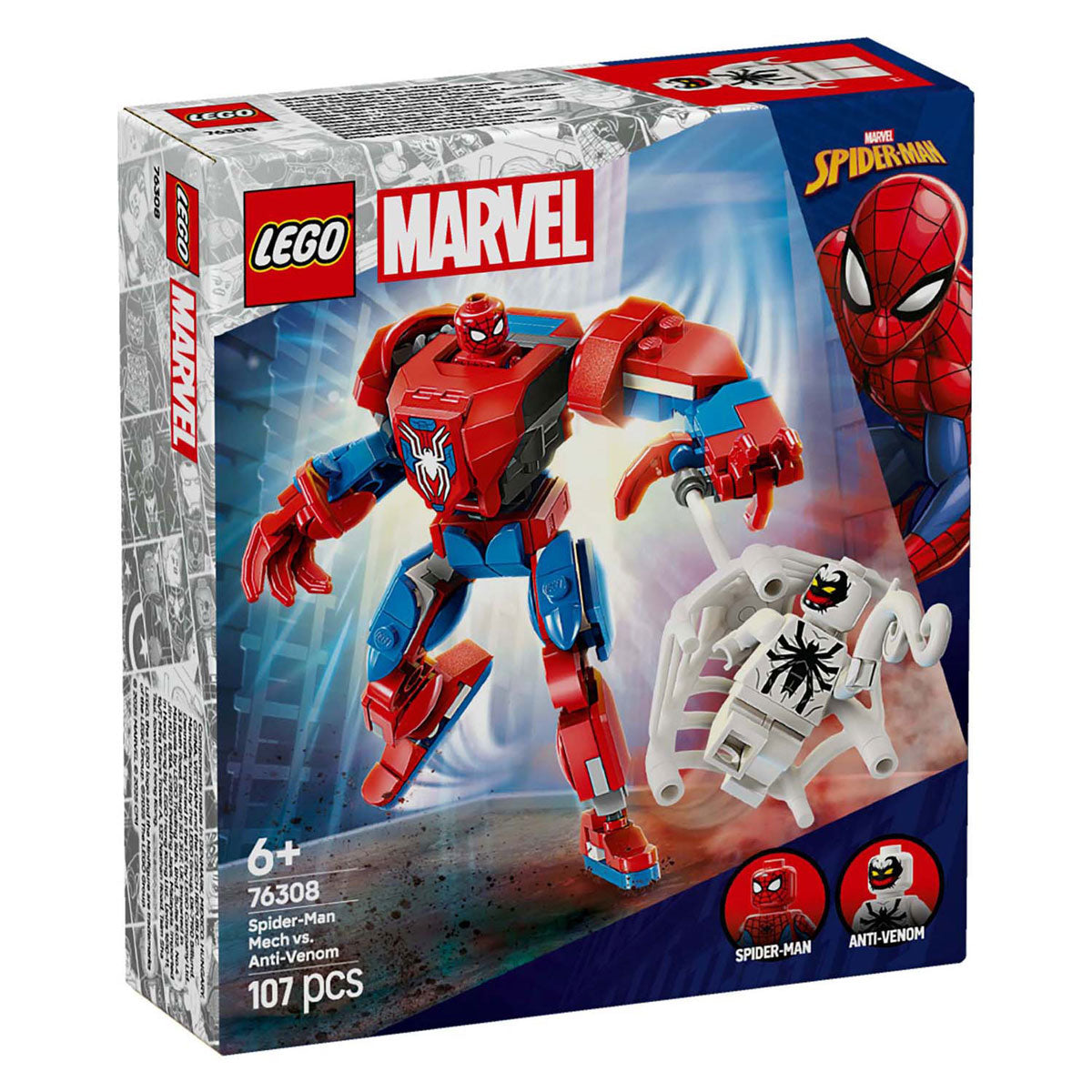 LEGO super heroes 76308 spider-man mecha vs. anti-venom