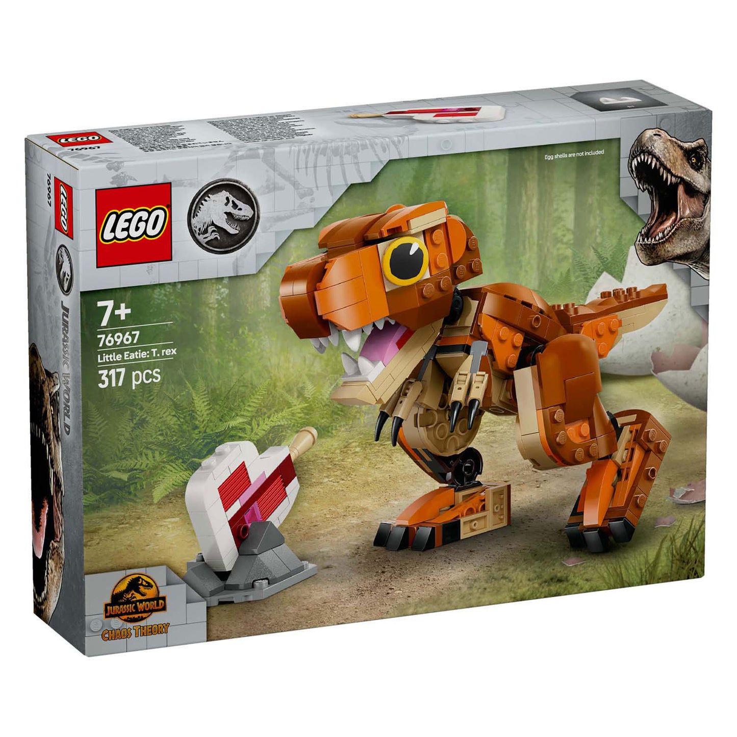 LEGO jurassic world 76967 kleine eetster: t. rex
