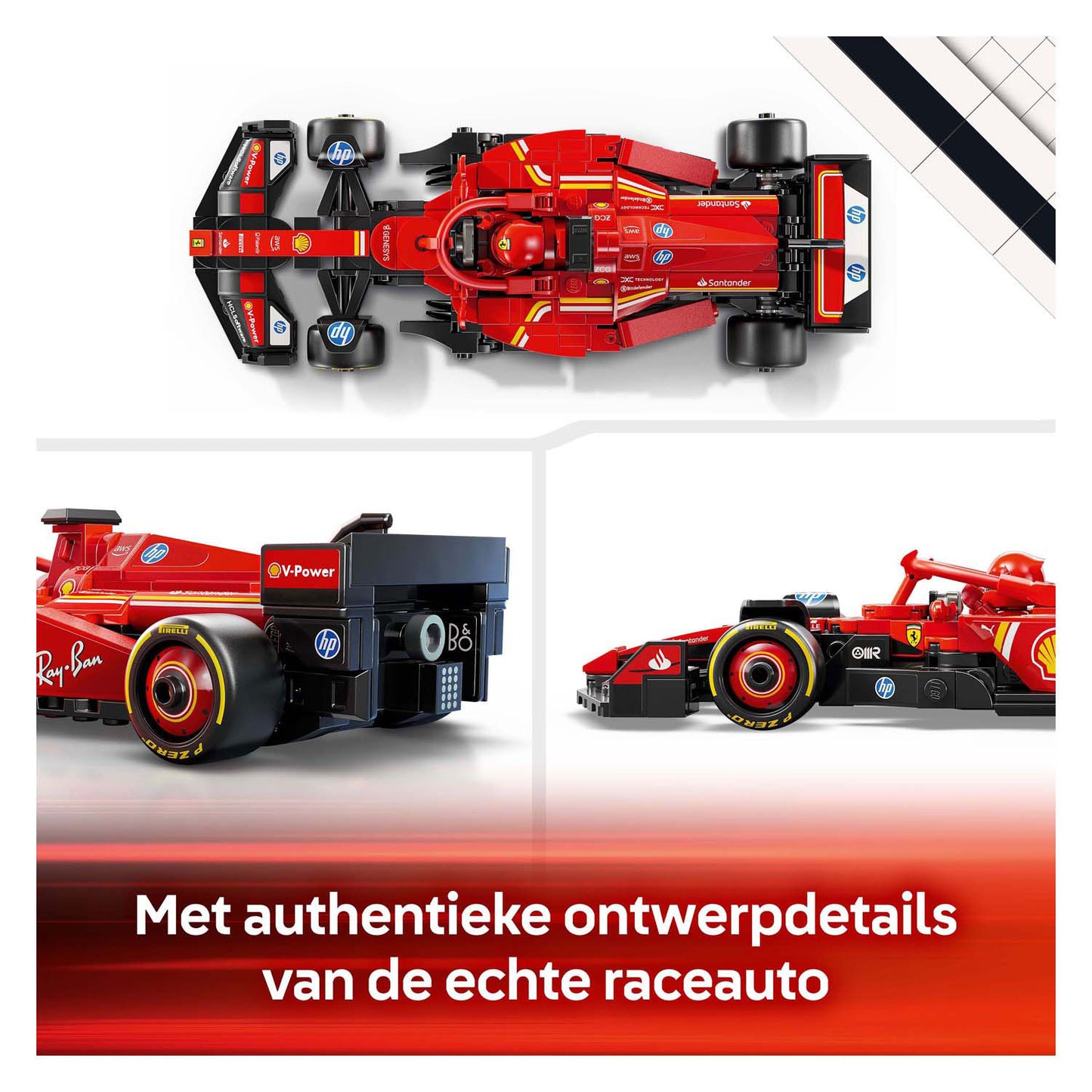 LEGO speed champions 77242 ferrari sf-24 f1 racewagen