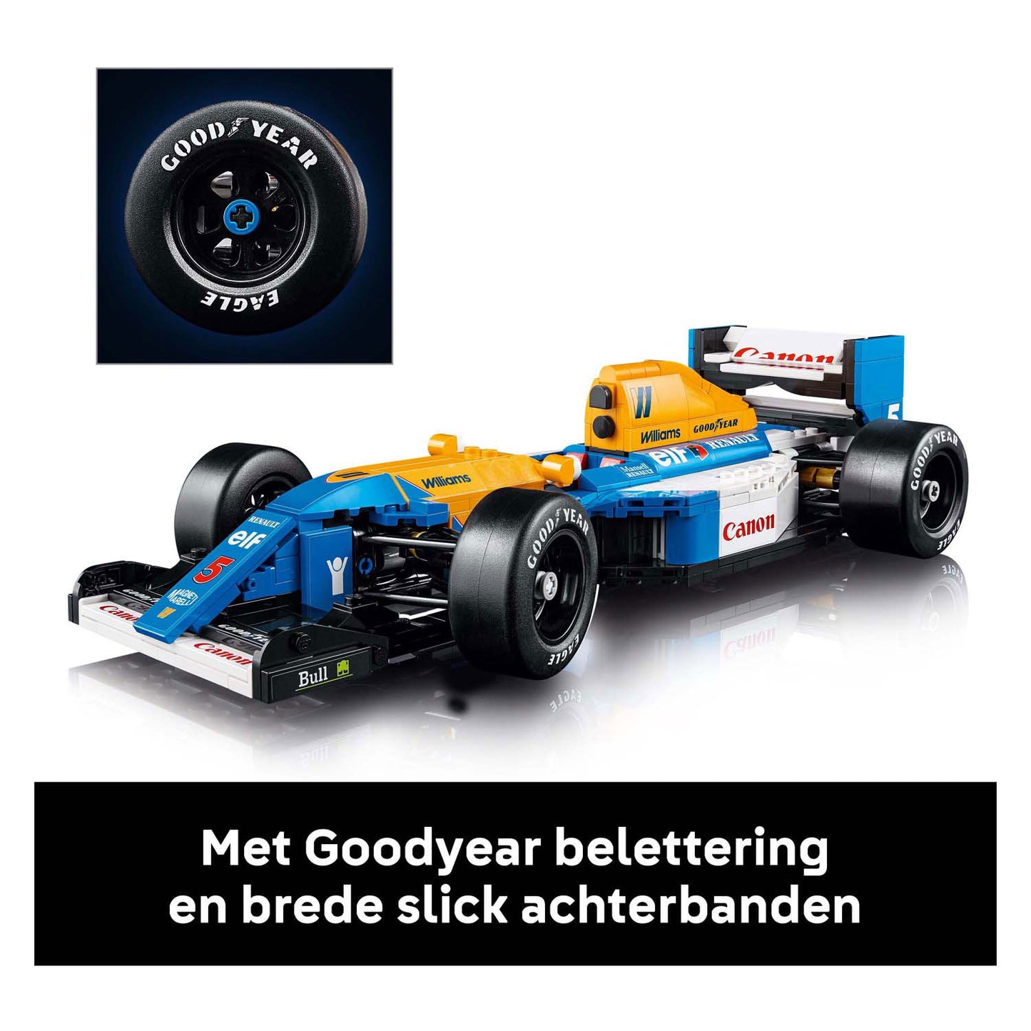 LEGO icons - williams racing fw14b en nigel mansell constructiespeelgoed (10353)