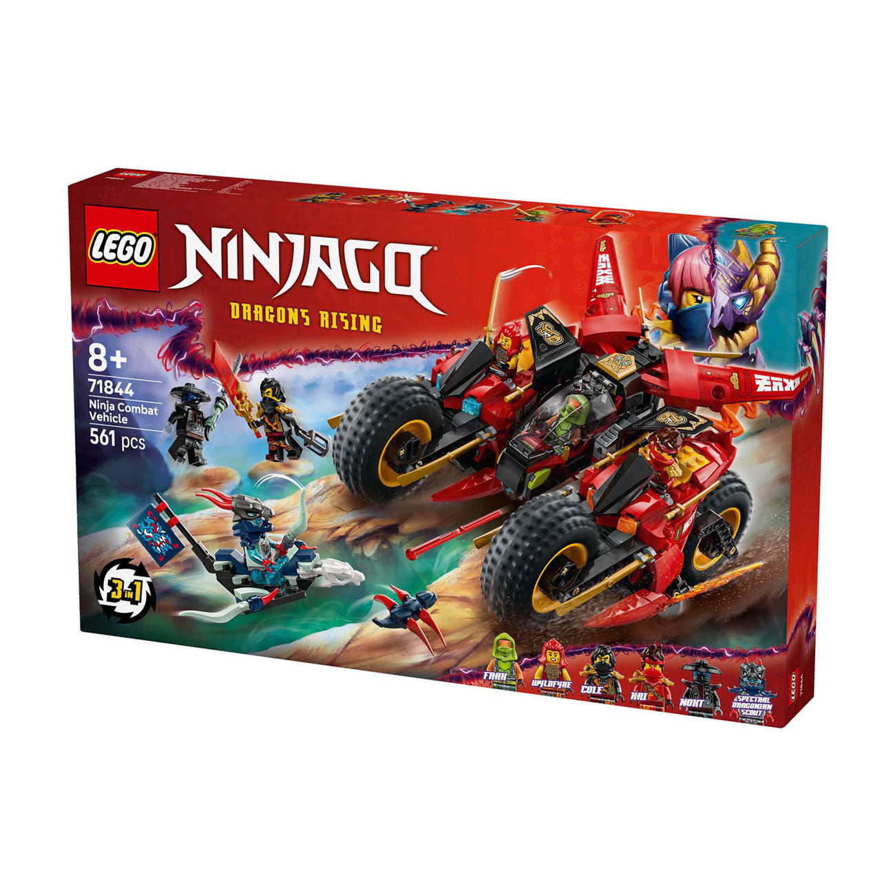 LEGO ninjago 71844 ninja strijdvoertuig