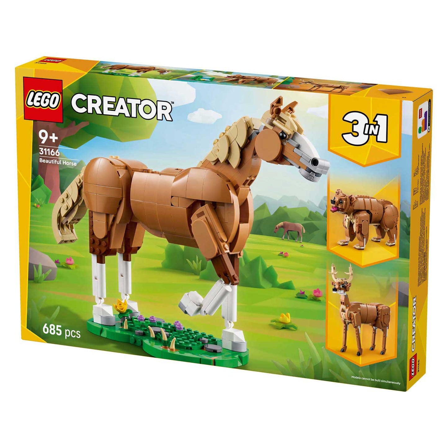LEGO creator 31166 prachtig paard