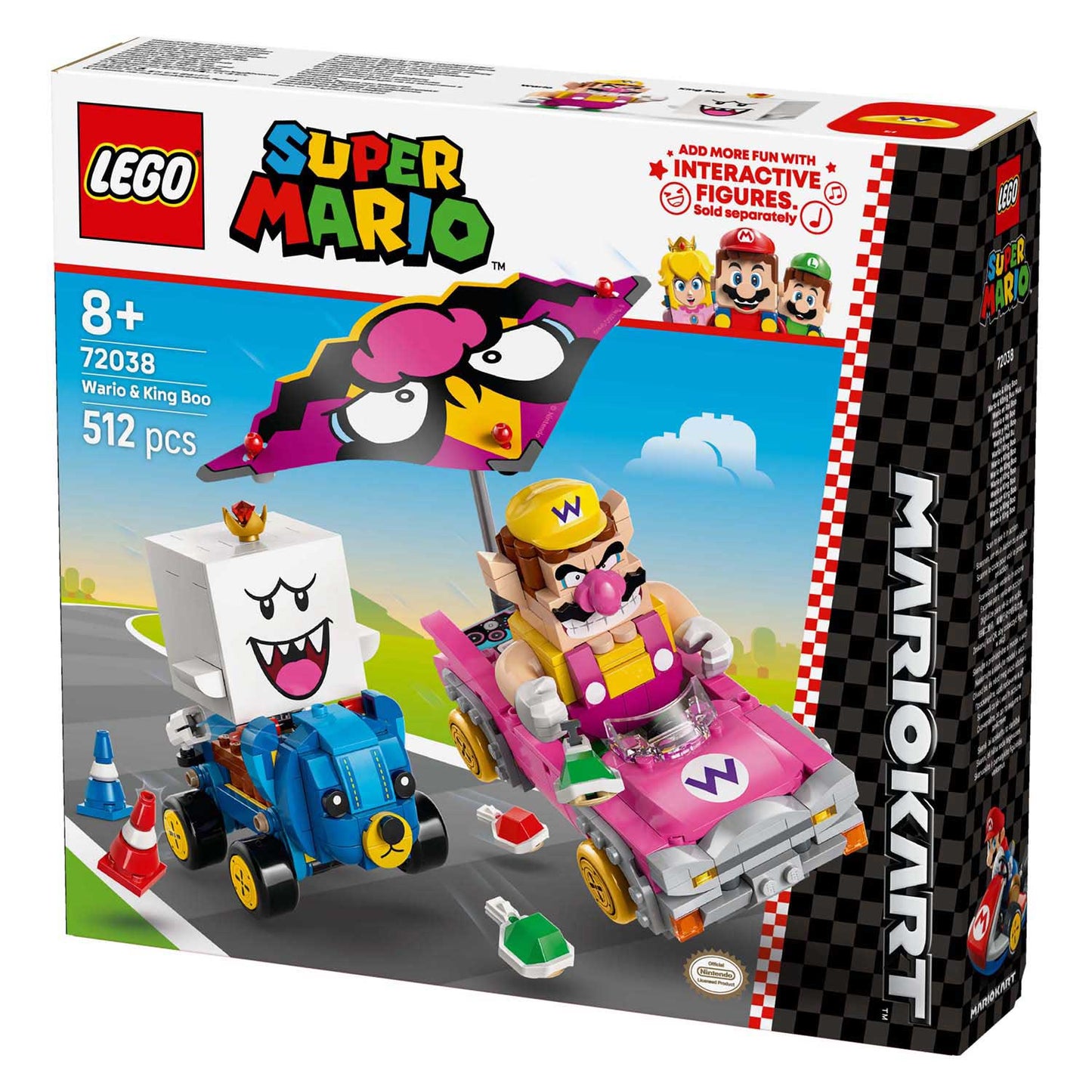LEGO super mario 72038 wario en king boo