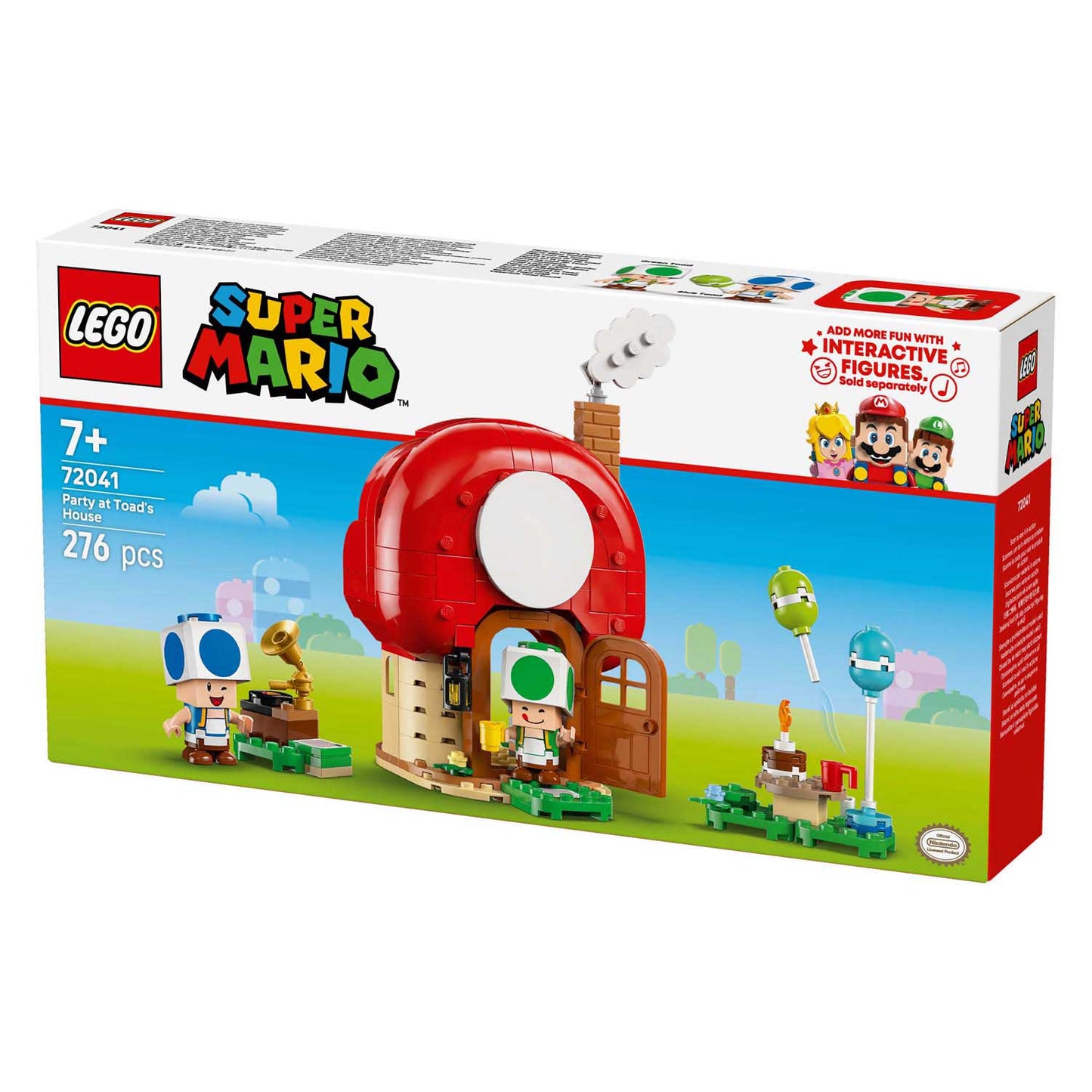LEGO super mario 72041 toads huisfeestje