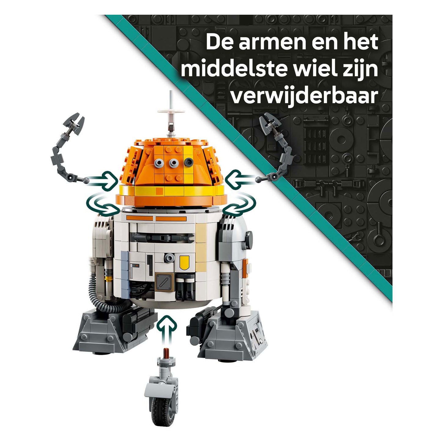 LEGO star wars 75416 chopper c1-10p astromech droid