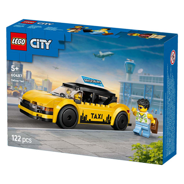 LEGO city 60487 gele taxi