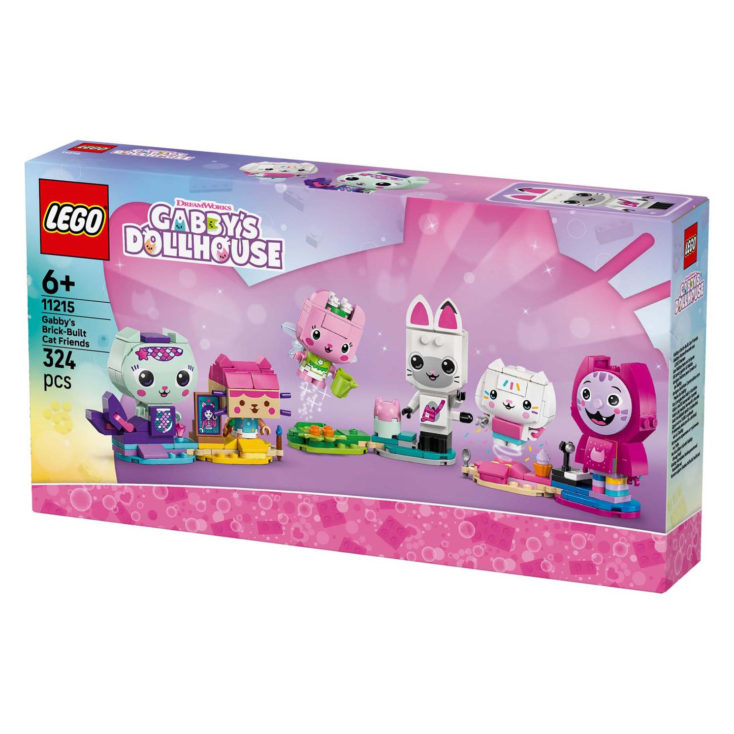 LEGO gabby's poppenhuis - gabby’s bouwbare kattenvriendjes constructiespeelgoed (11215)