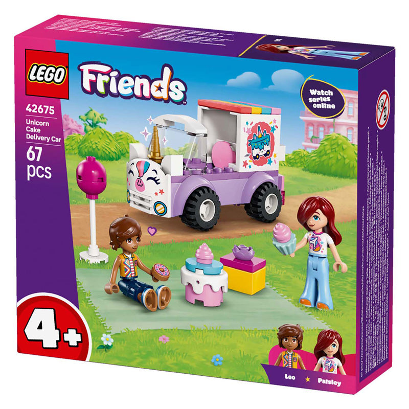 LEGO friends 42675 eenhoorn taartenbezorgauto